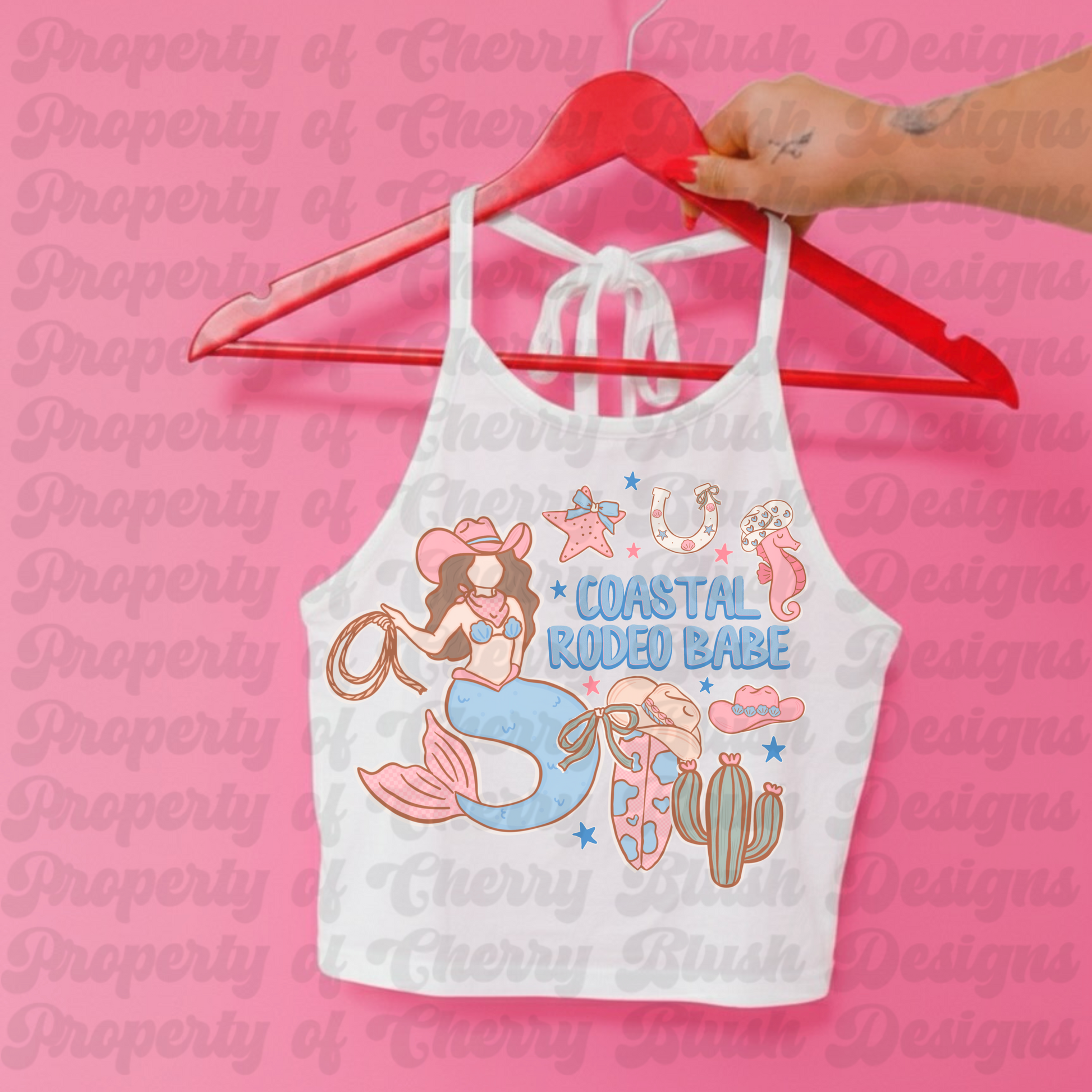 Coastal Rodeo Babe PNG | Coastal Cowgirl Western Digital Design