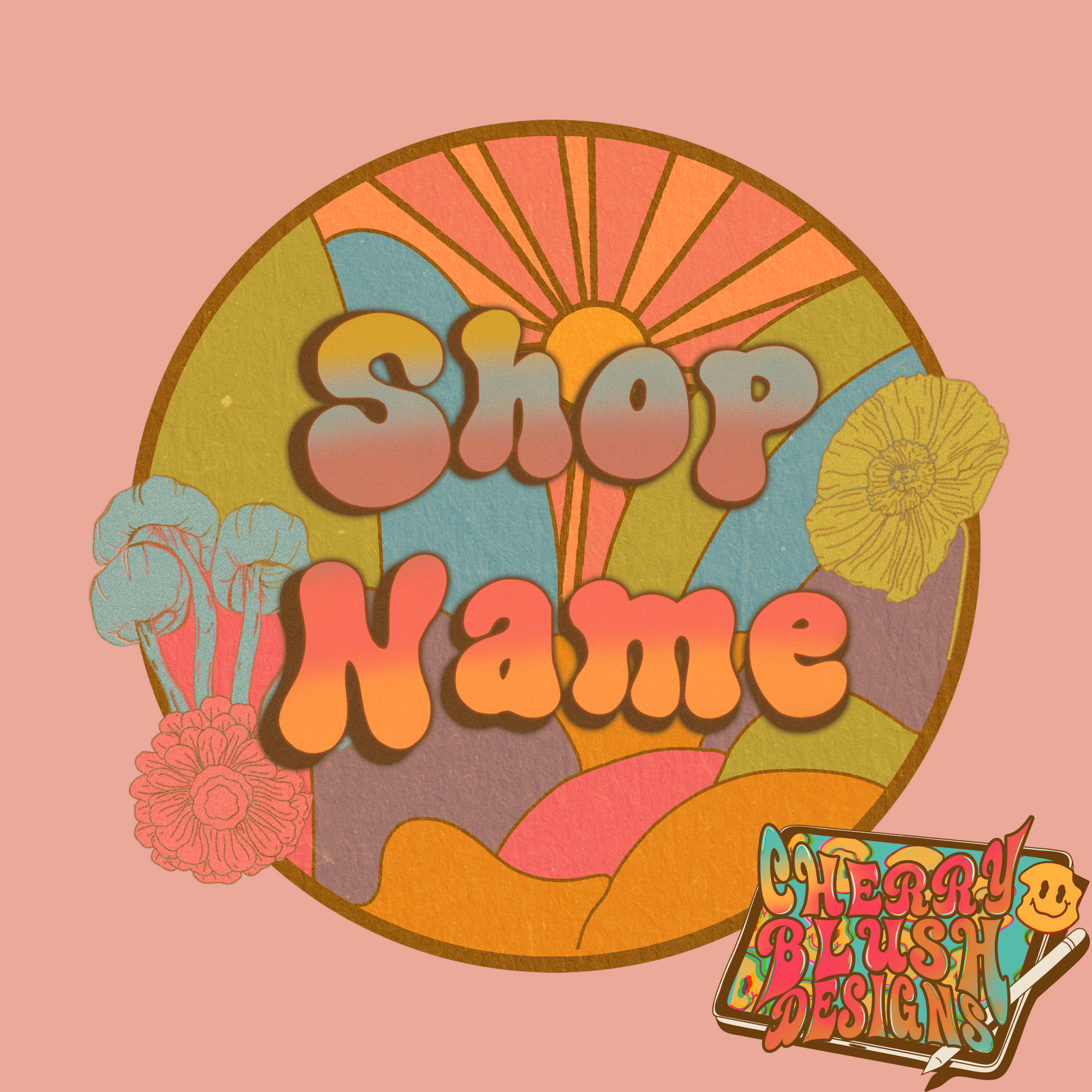 custom vintage logo