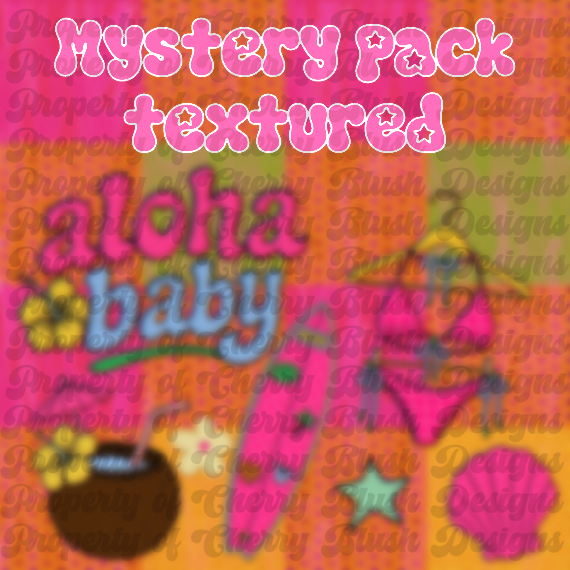 Mystery Clip Art Pack | Retro, Rainbow & Holographic PNG Elements