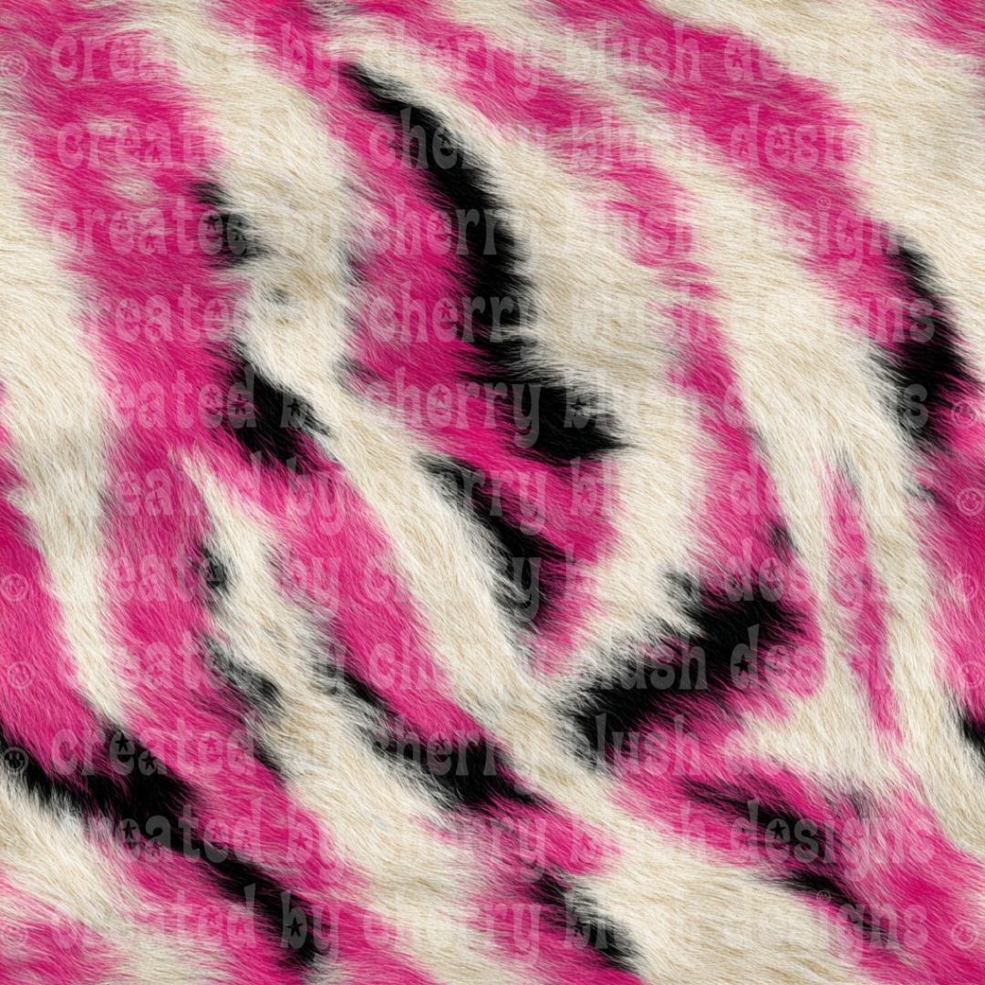Pink Zebra Seamless