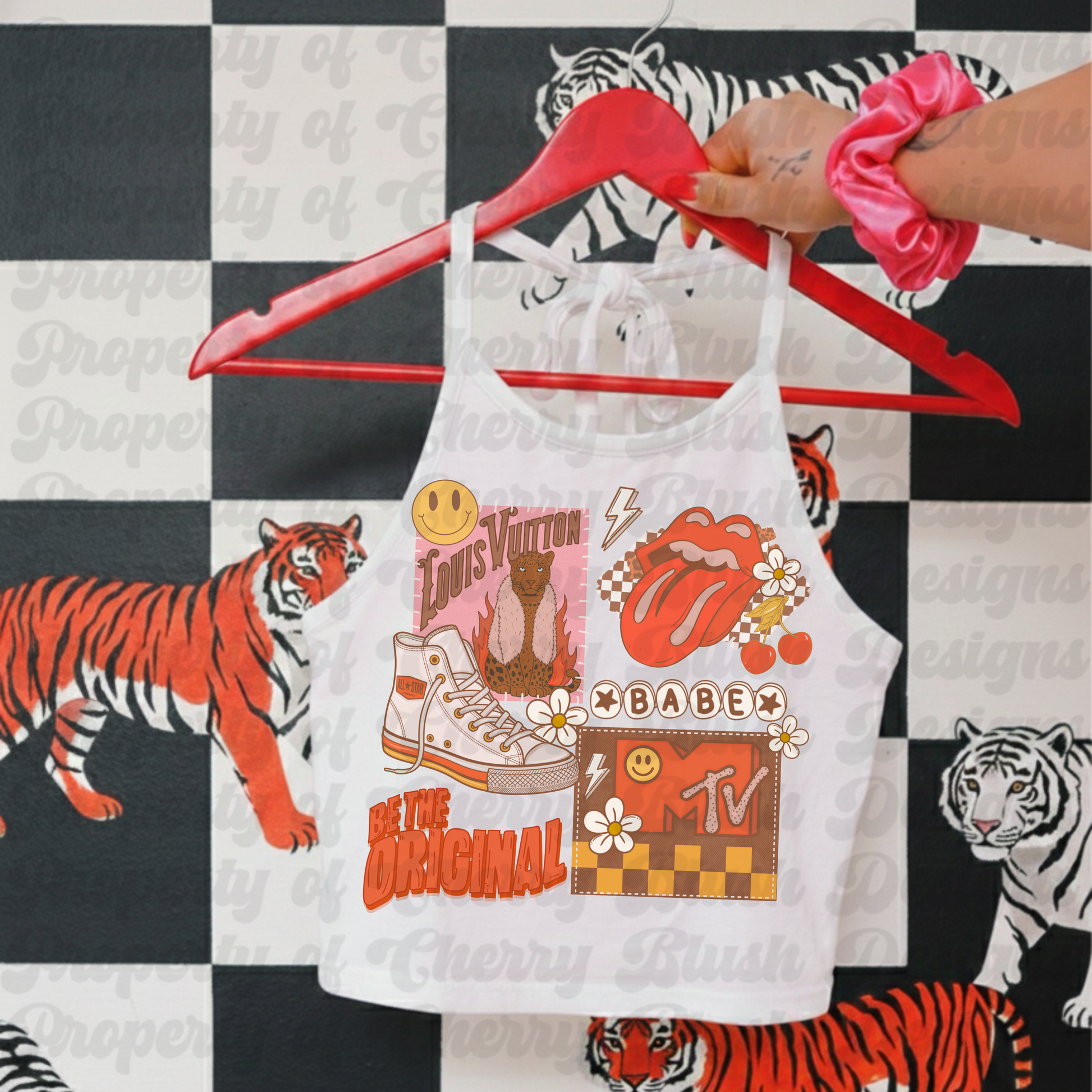 Be the original babe patchwork PNG | Trendy Pop Aesthetic Digital Design