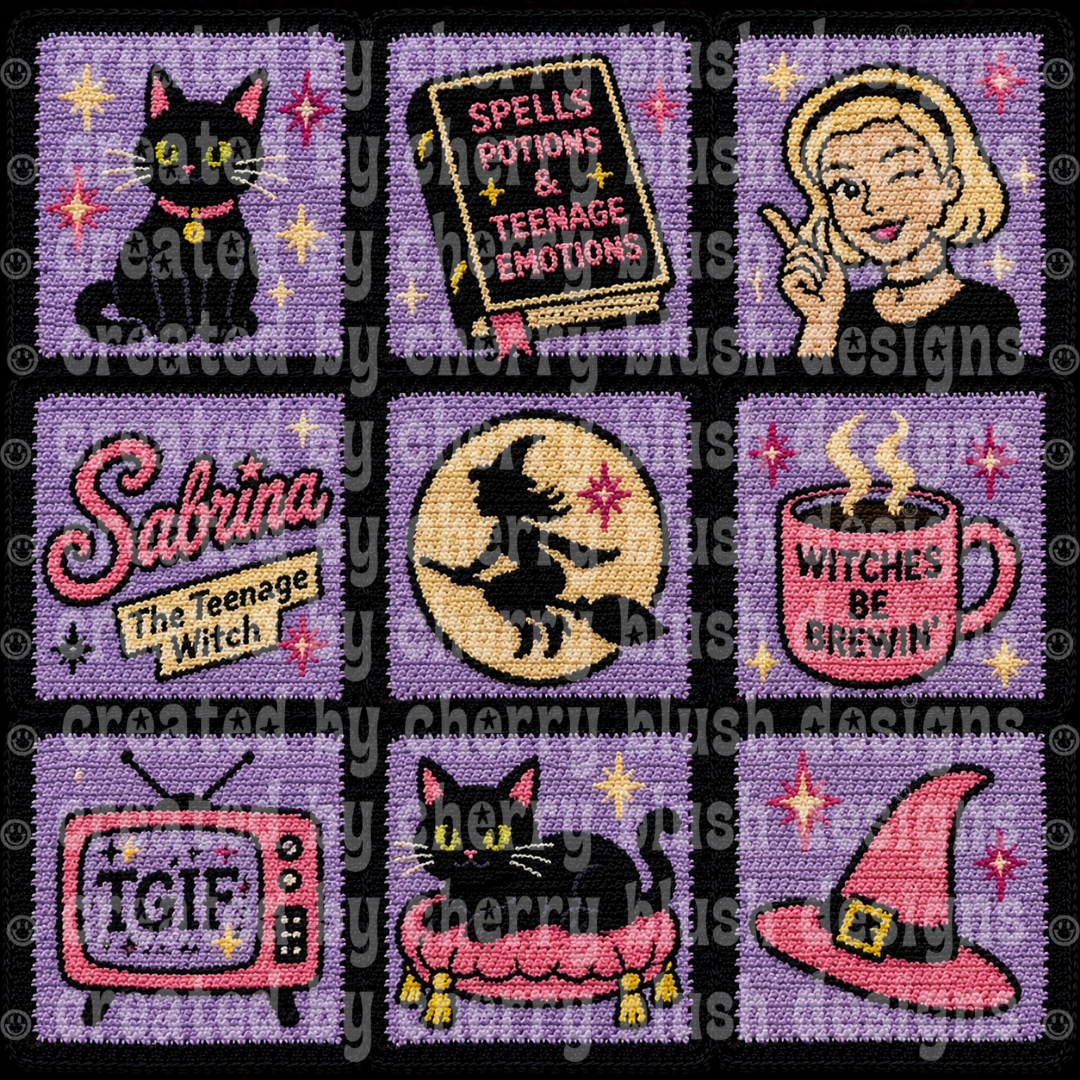 Witches be Brewin Crochet Seamless