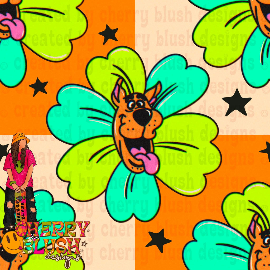 Neon Retro Seamless Files | Bright Cartoon Style Patterns | Leopard, Stars & Color Block Digital Designs