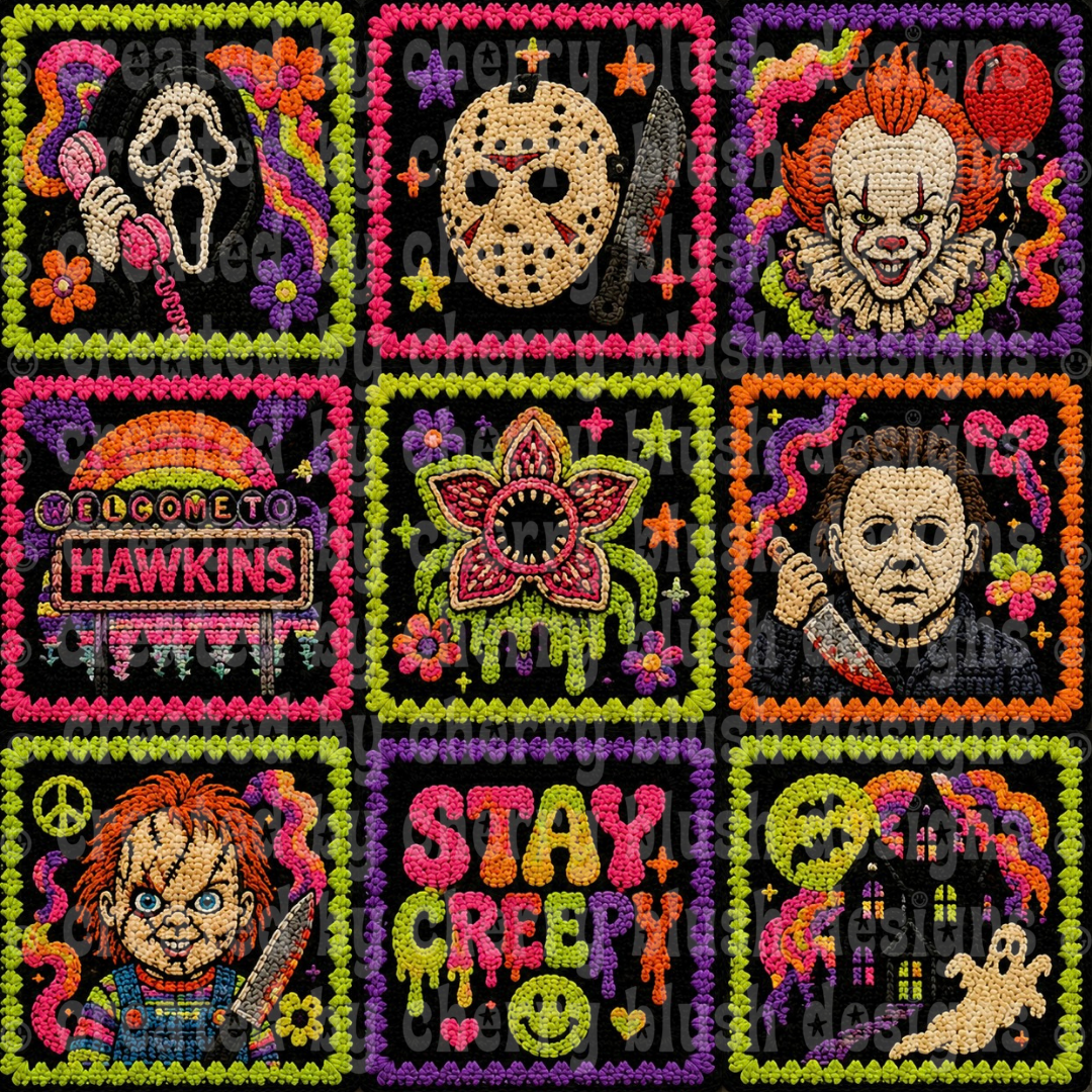 Stranger & Horror Crochet Seamless