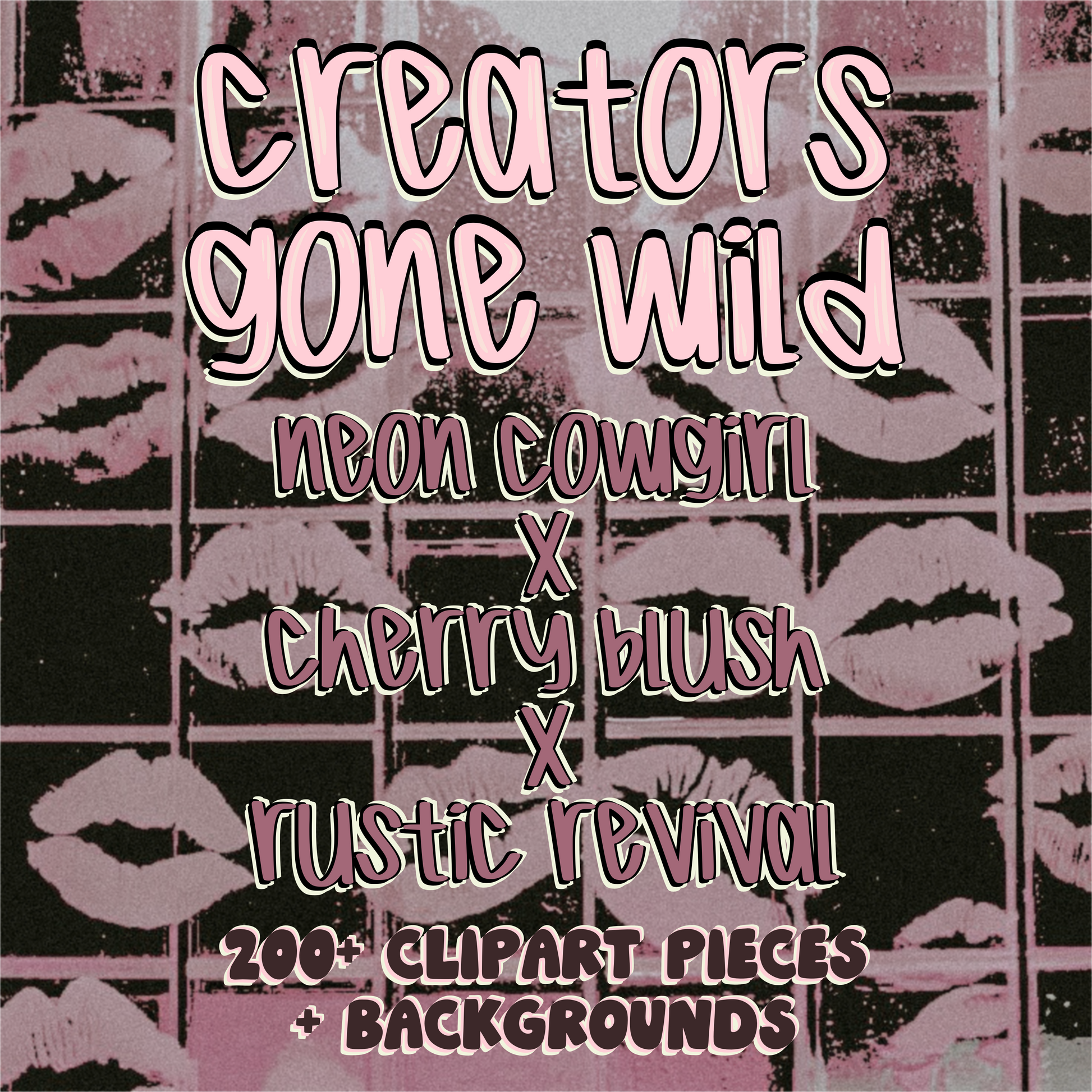 creators gone wild collab | neon cowgirl x cherry blush x rustic revival