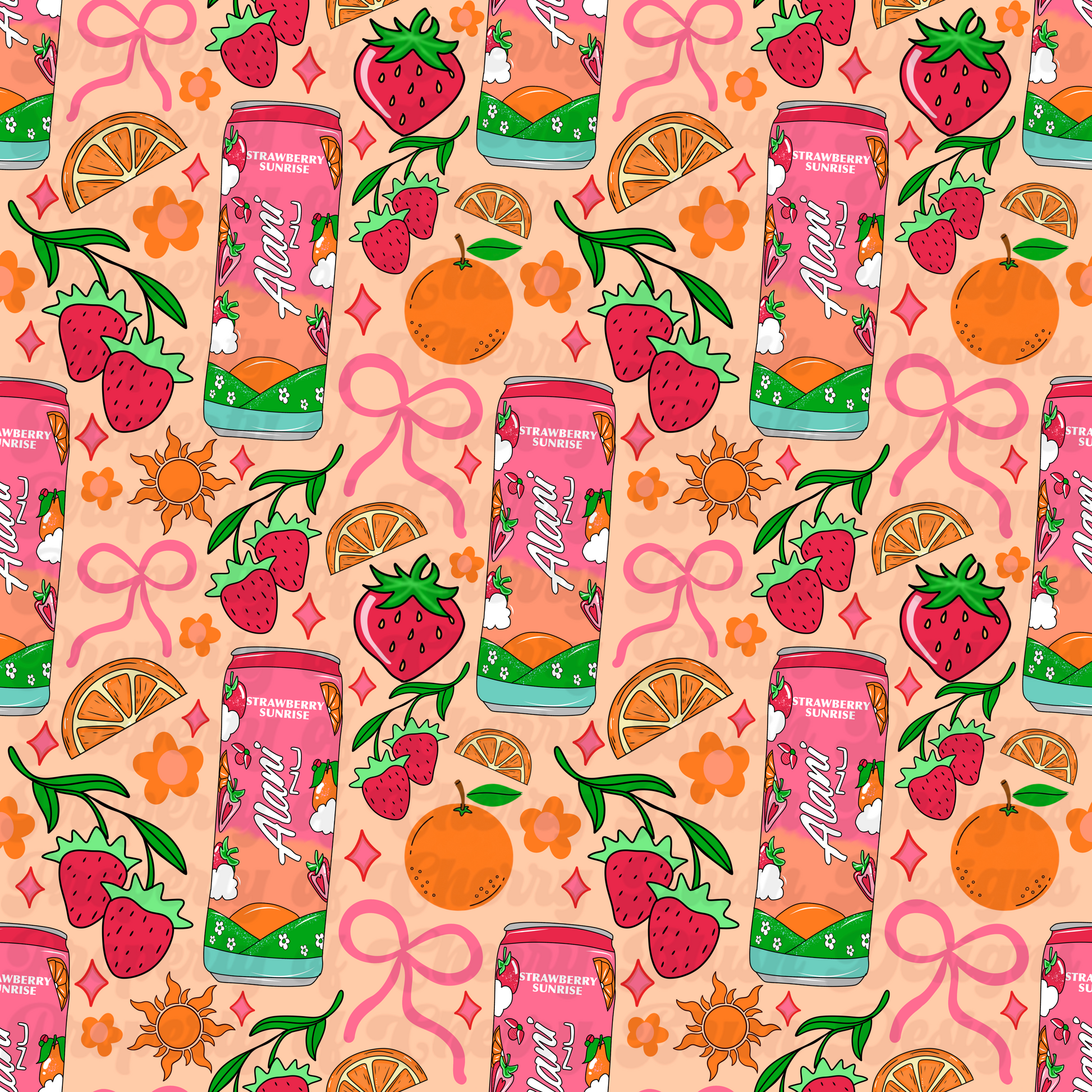 Strawberry Sunrise Drink