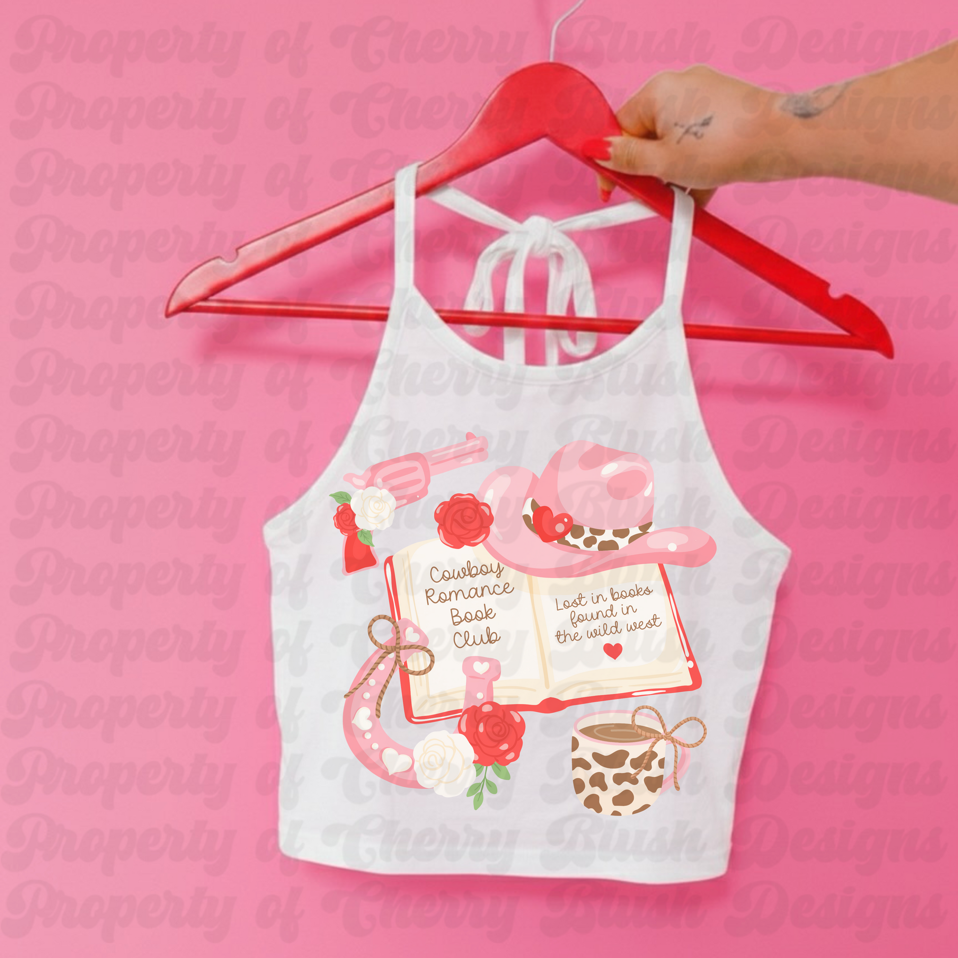 Cowboy Romance Book Club | Western Cowgirl Bookish Graphic Tee/Tank