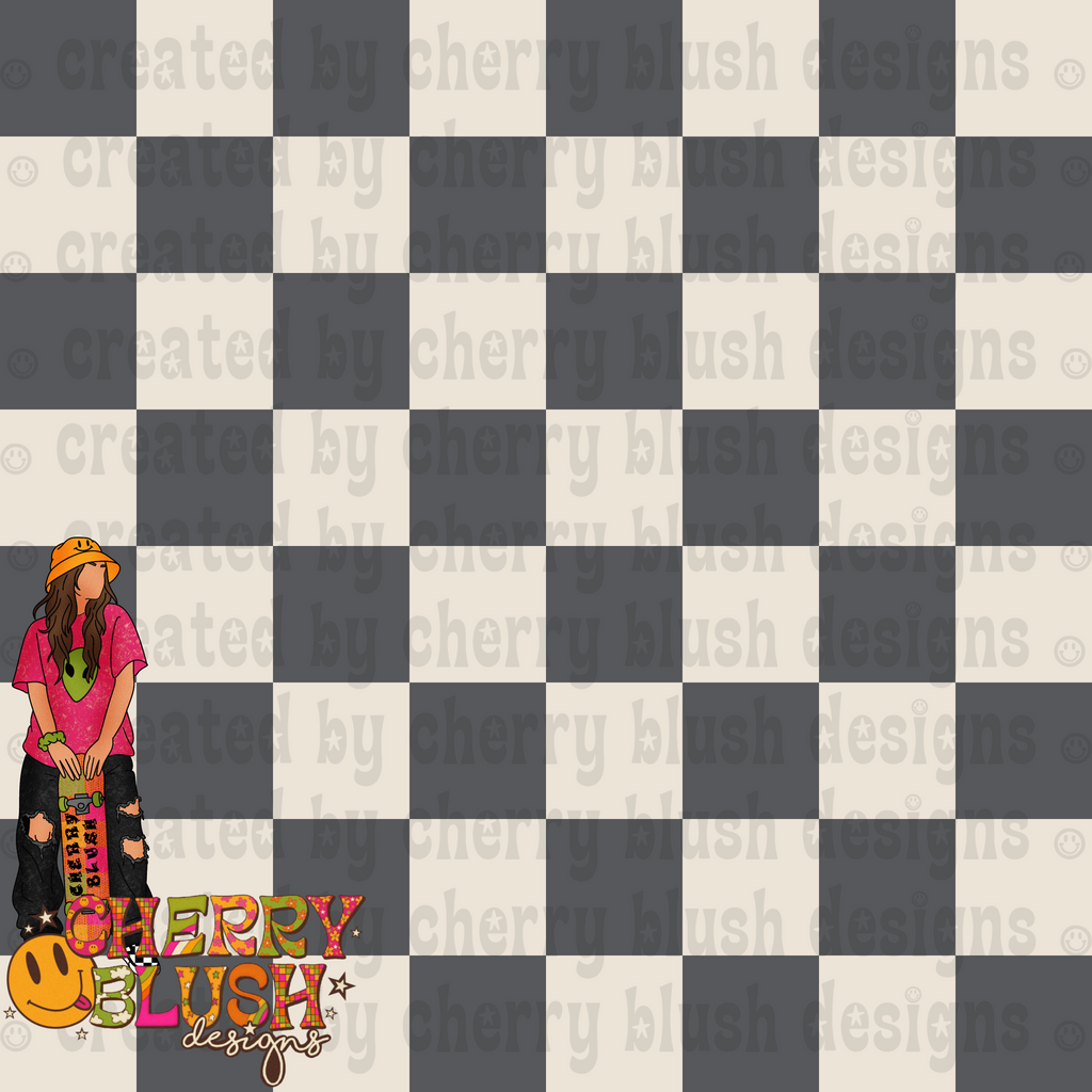 Retro Skate Vibes PNG | Summer Skate Aesthetic | Colorful Graphic | Digital Download