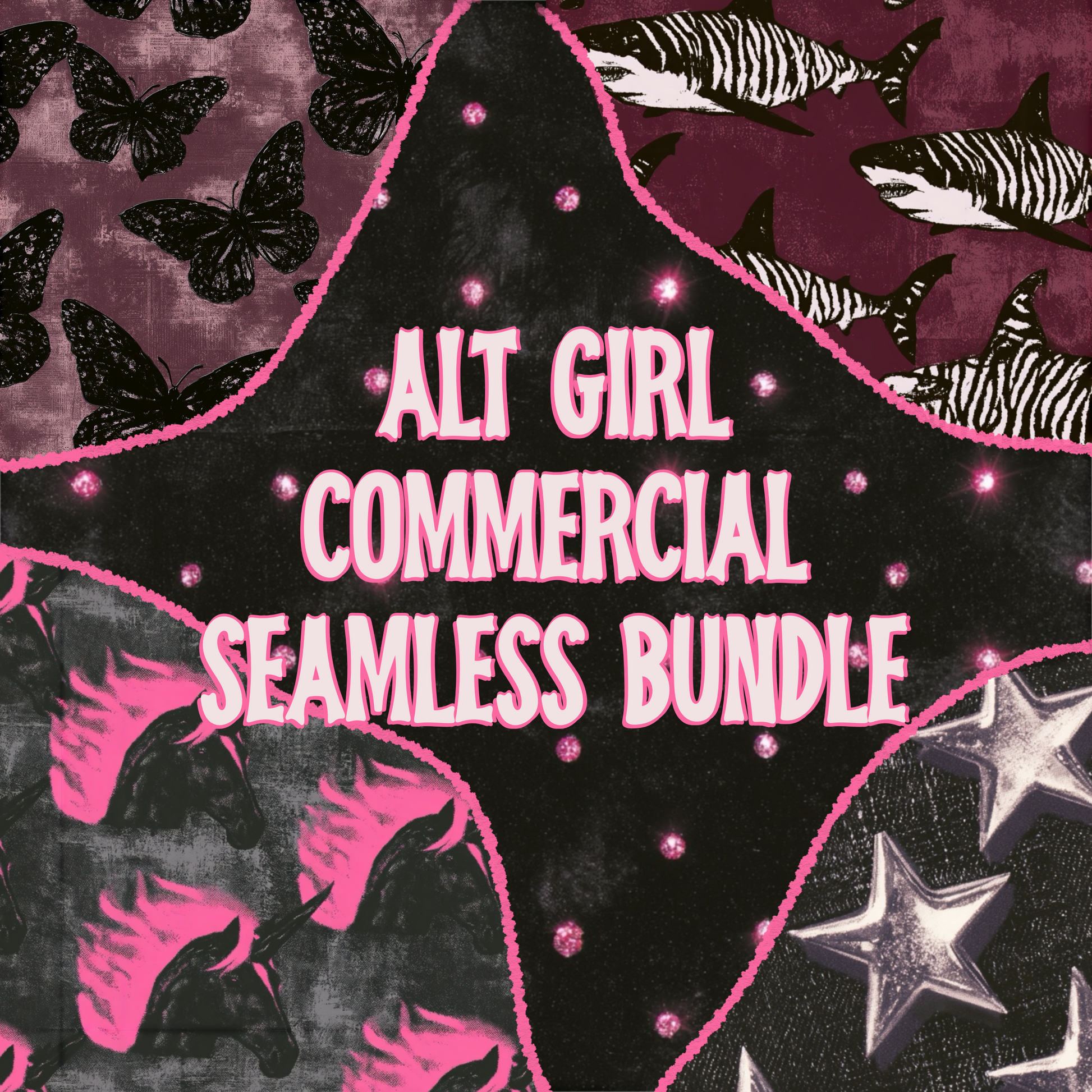 alt girl commercial seamless bundle