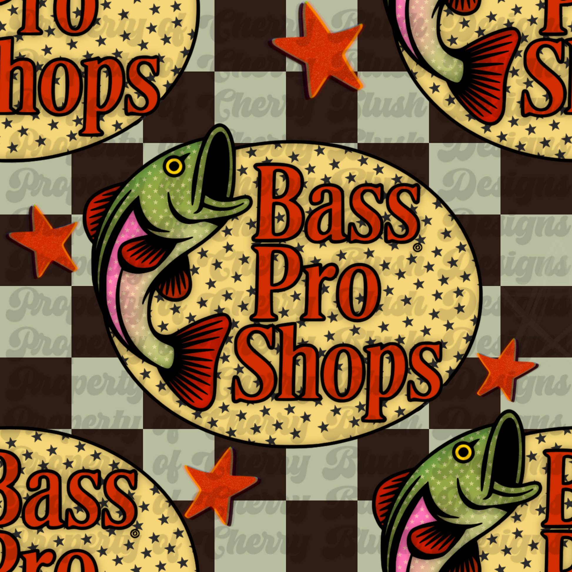 Retro Bass Fishing PNG | Vintage Lake Life Digital Design