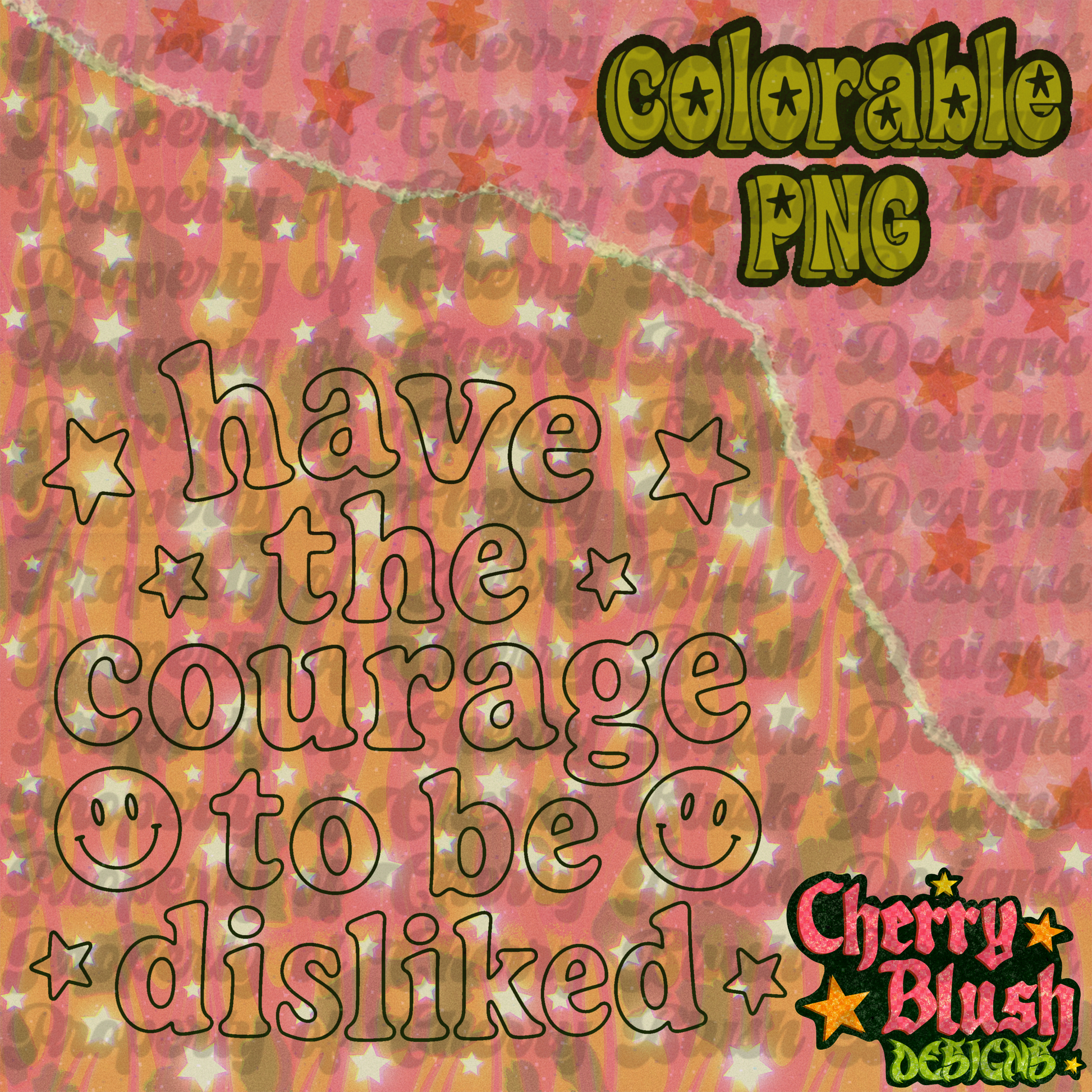 Have the Courage to Be Disliked | Colorable PNG