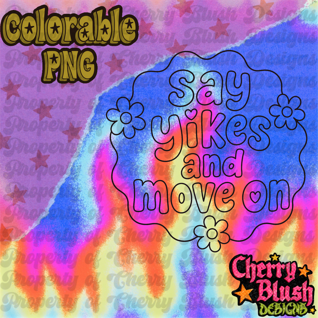 Prove Them Wrong Colorable PNG | Retro Coloring PNG for Sublimation | Commercial Use Digital Download