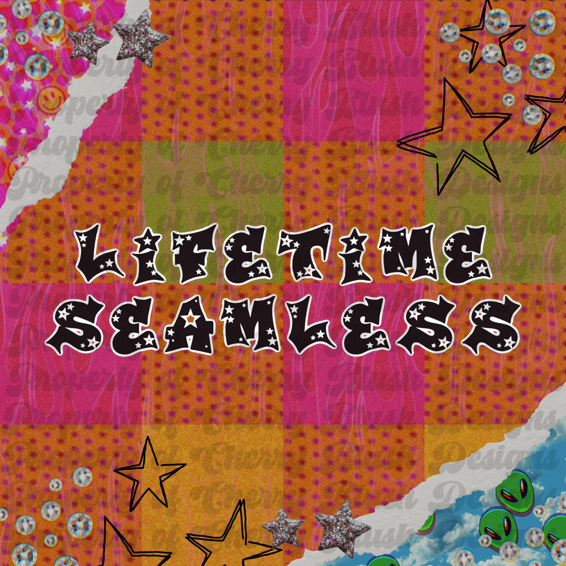 Lifetime Seamless Drive | Seamless Pattern PNG Drive