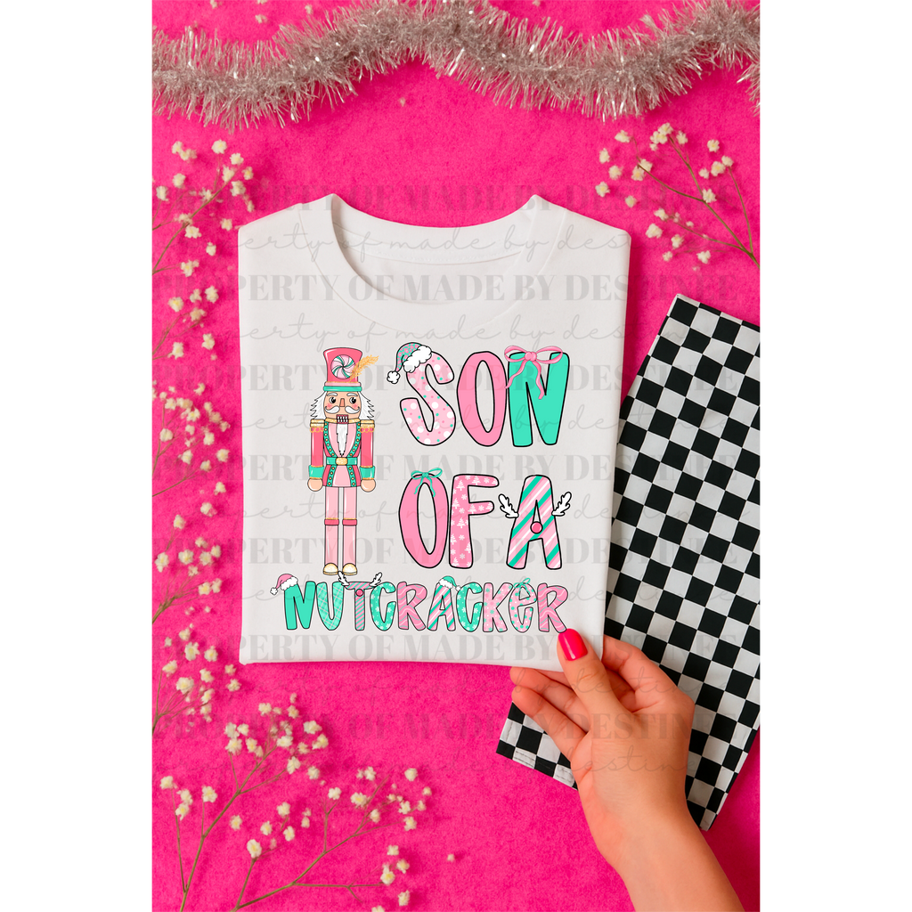 Son of a Nutcracker PNG | Funny Christmas Nutcracker Sublimation Design | Holiday Digital Download