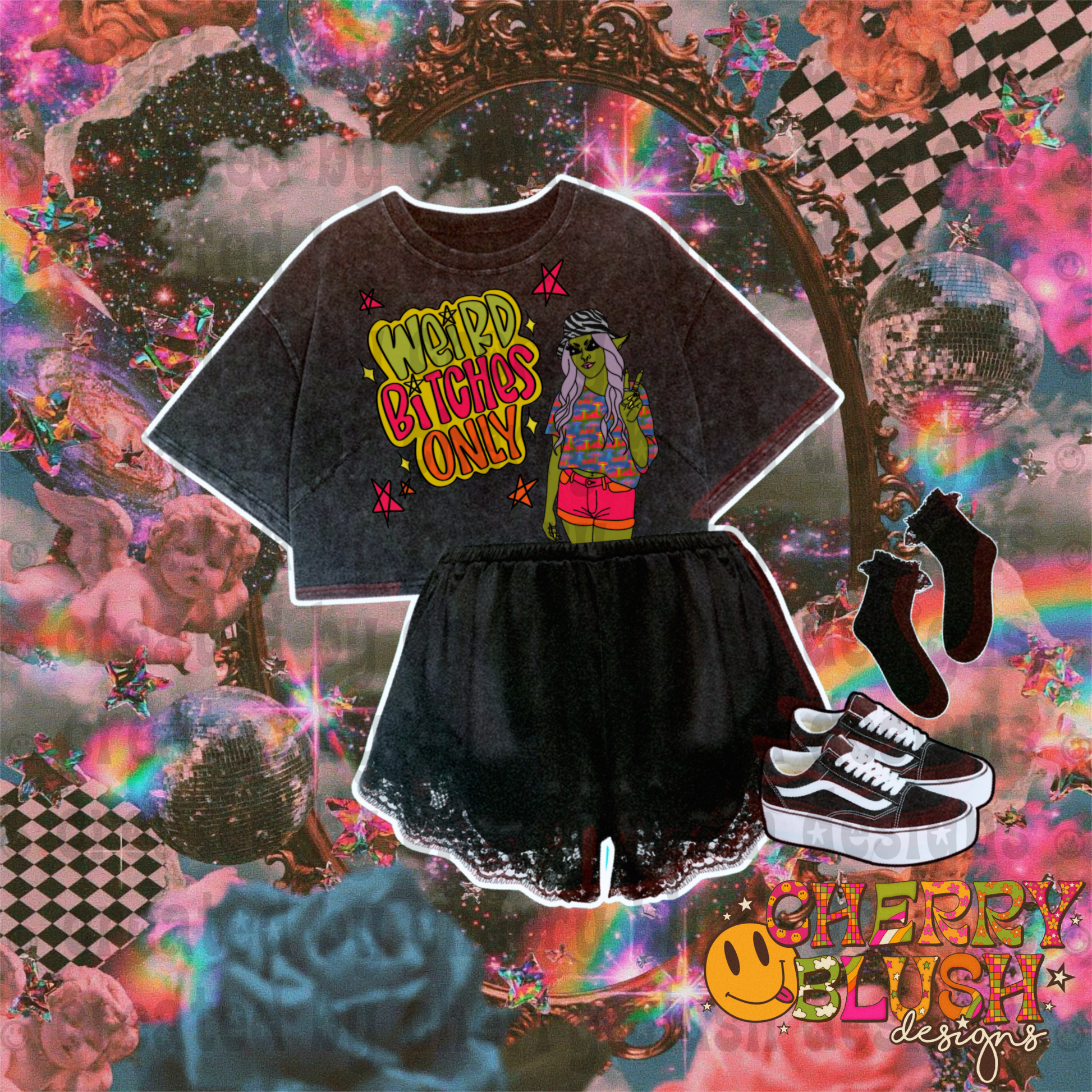 Weird Bitches Only PNG