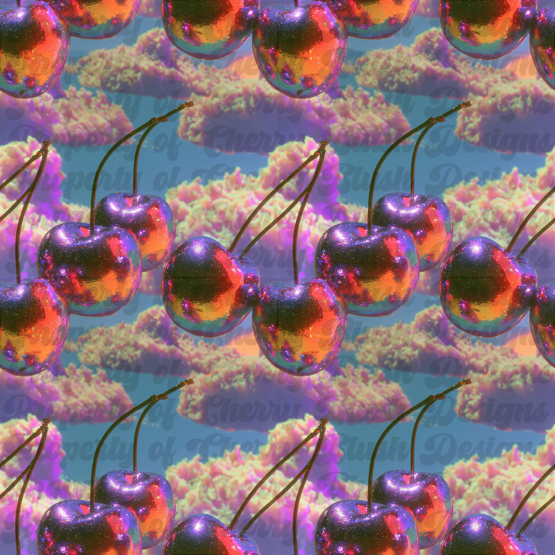 Cosmic Cherry Seamless