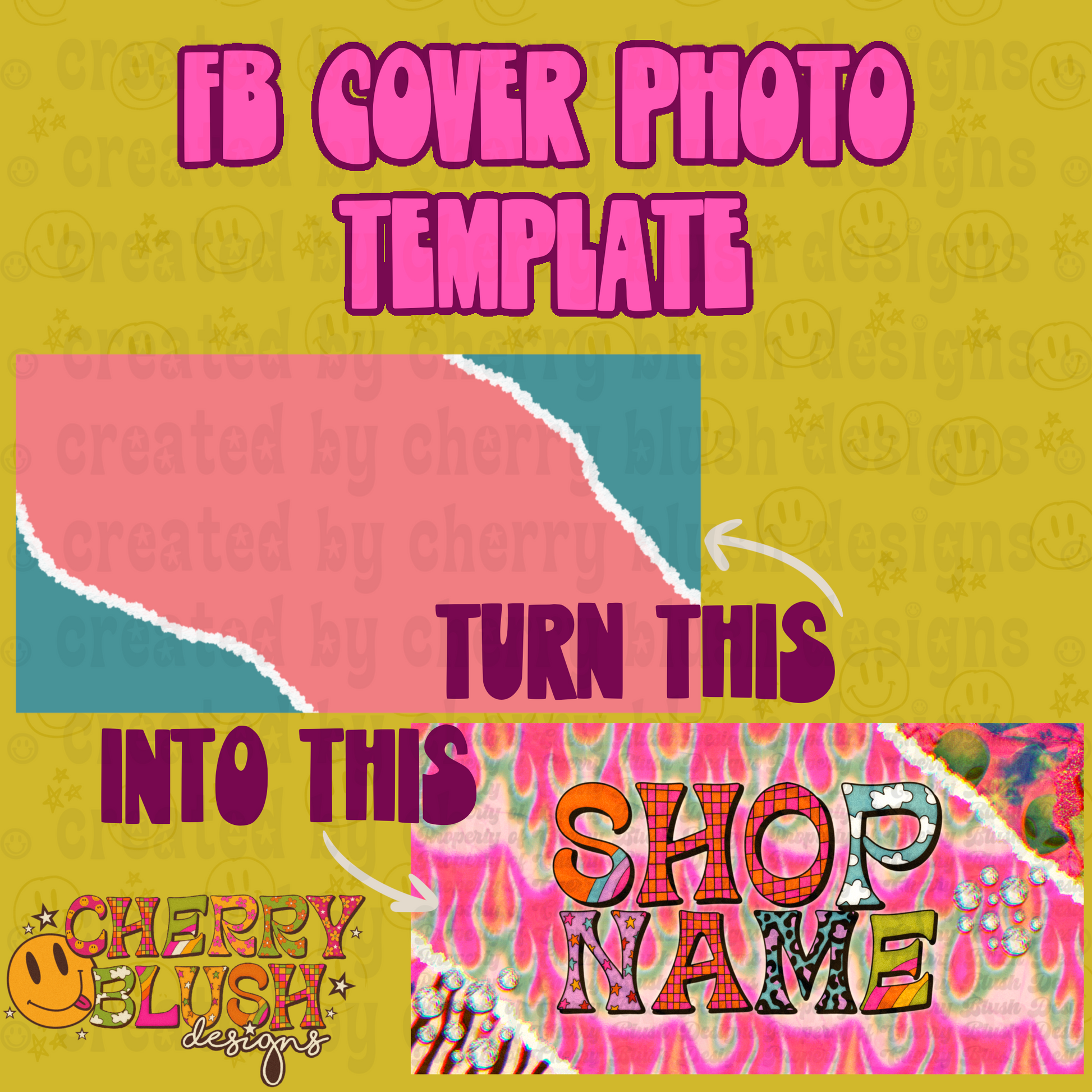 Procreate Facebook Cover Template