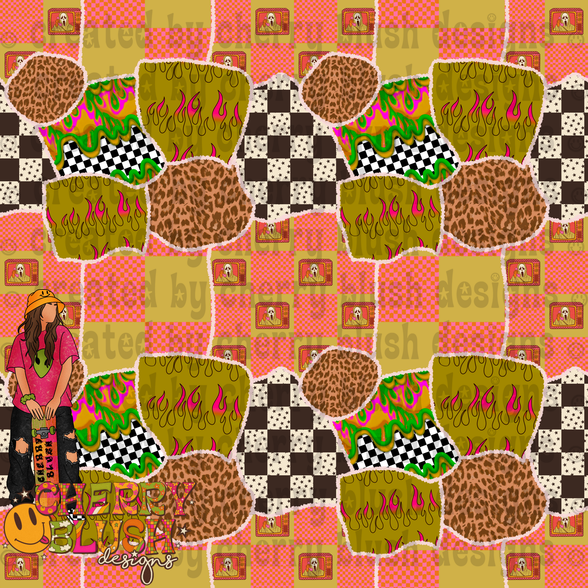Pattern Scrapbook Seamless