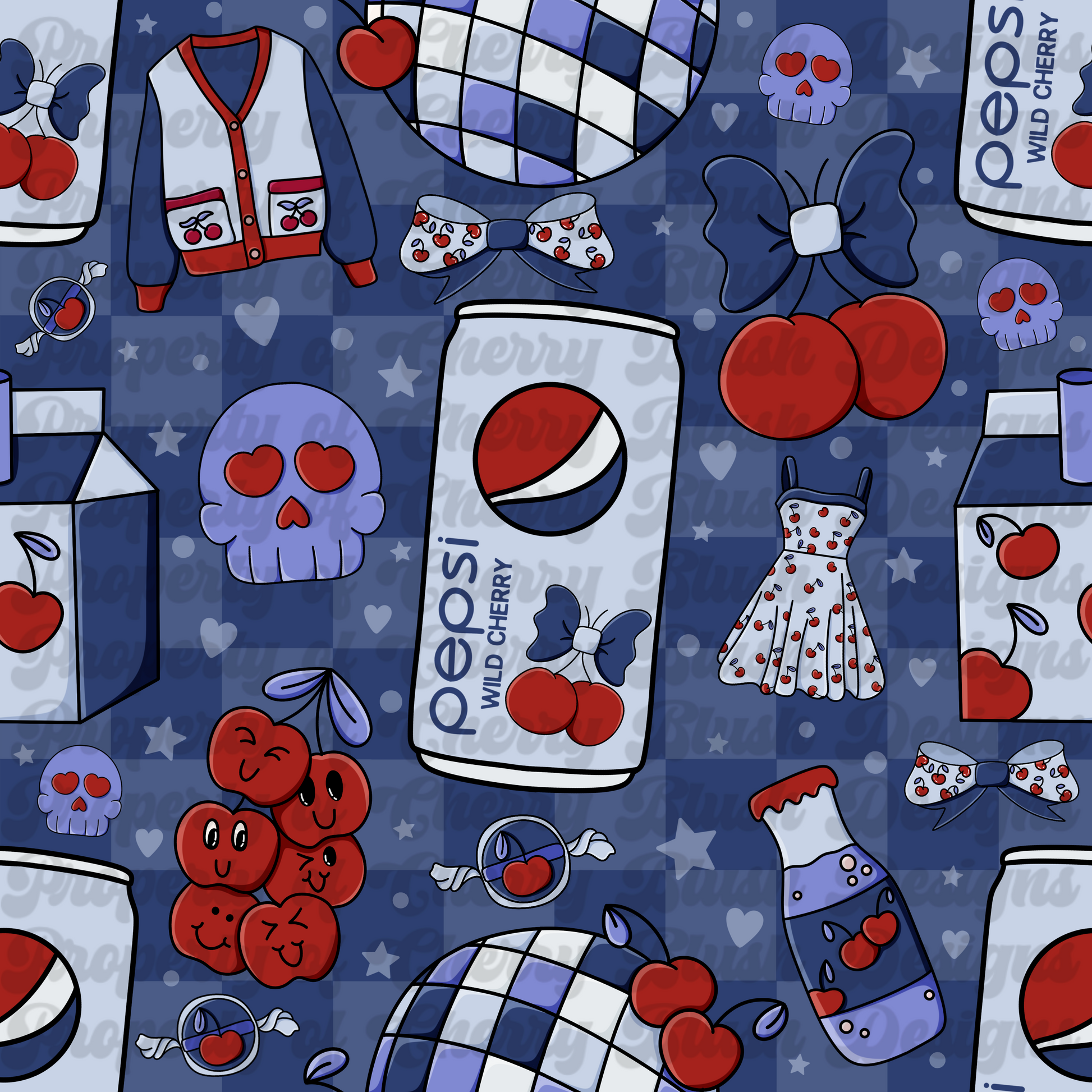 Cherrycore Crush – Seamless Design