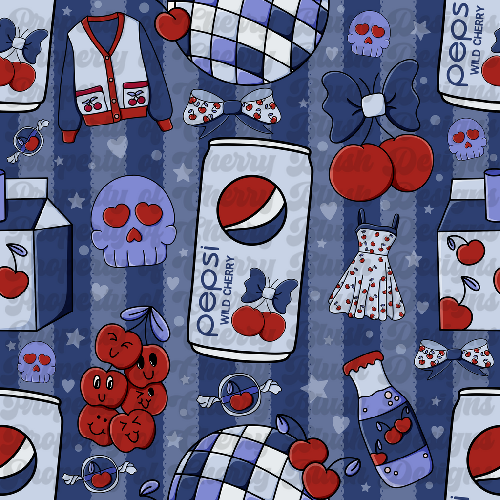 Cherrycore Crush – Seamless Design