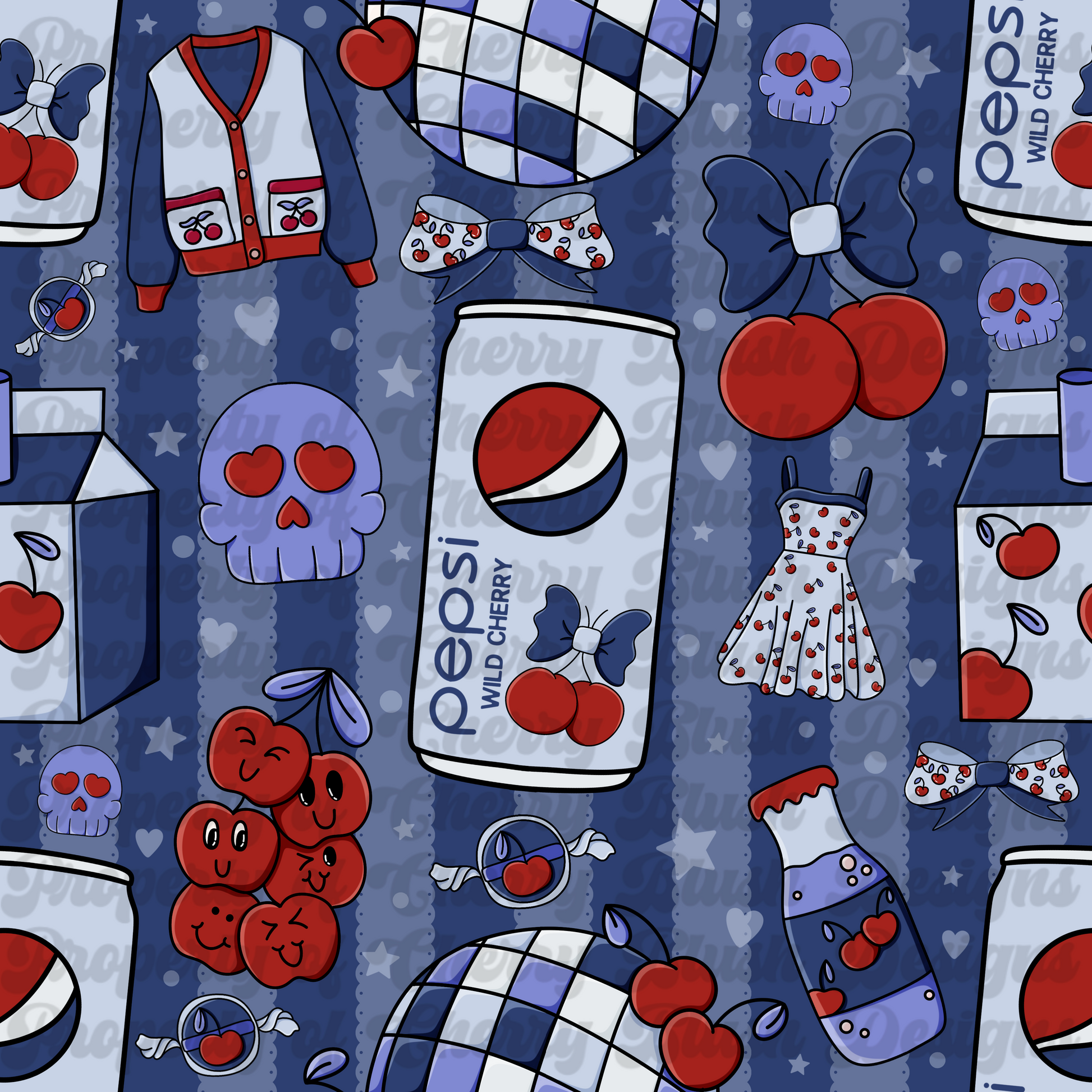 Cherrycore Crush – Seamless Design