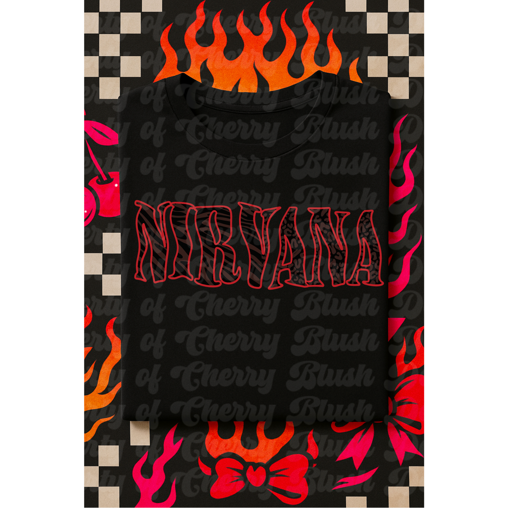 🔥 Custom Name Outline PNG – Flame Checker Aesthetic | CBD x RGH collab