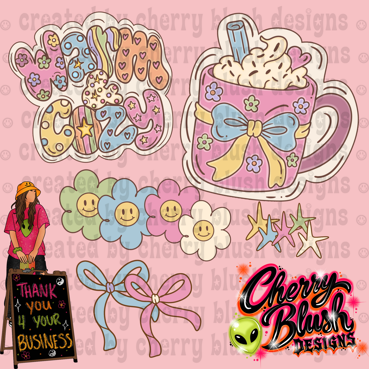 Warm and Cozy Clip Art Pack | 13 Pack Clip Art
