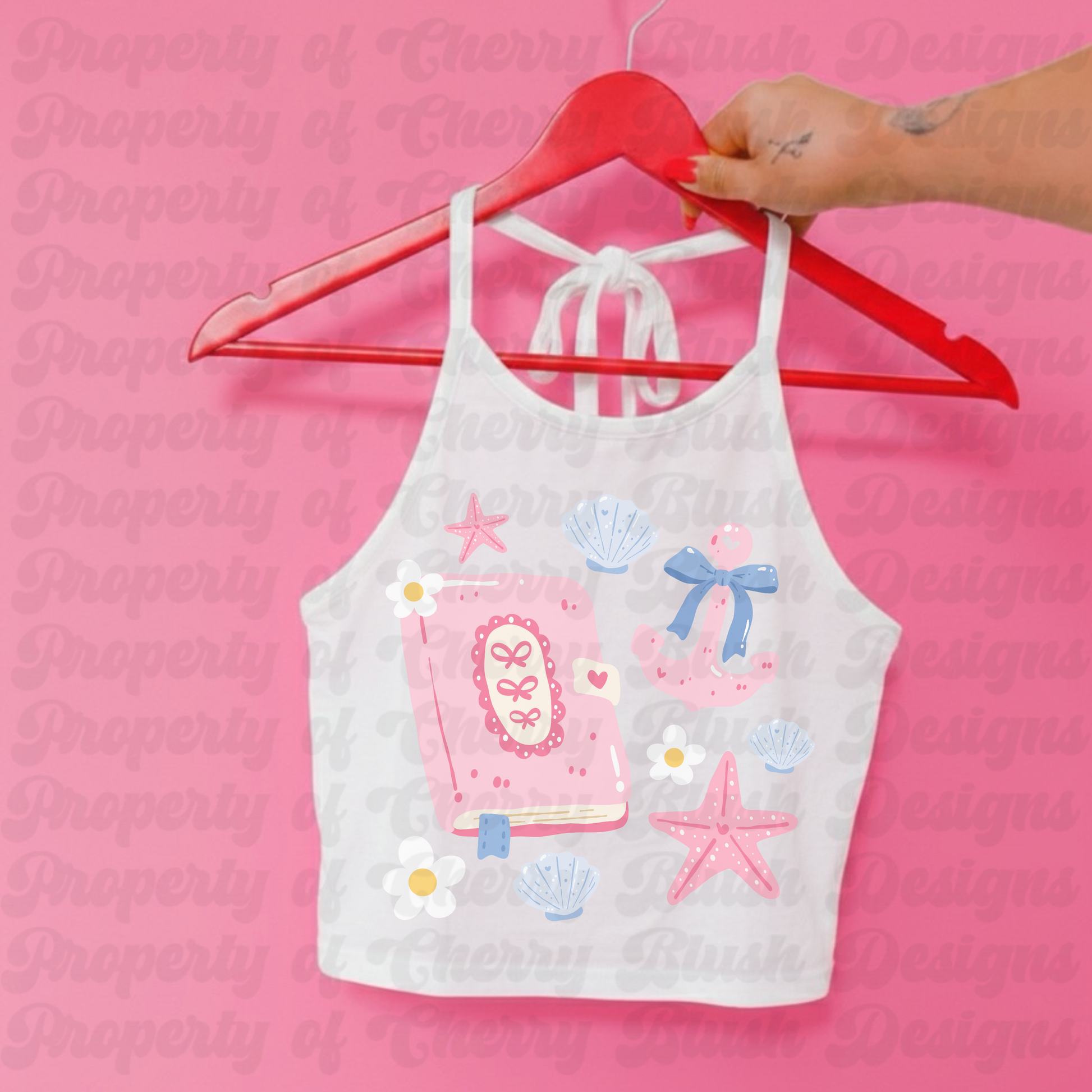 Coastal Romance Reader | Beachy Book Lover Graphic Tank