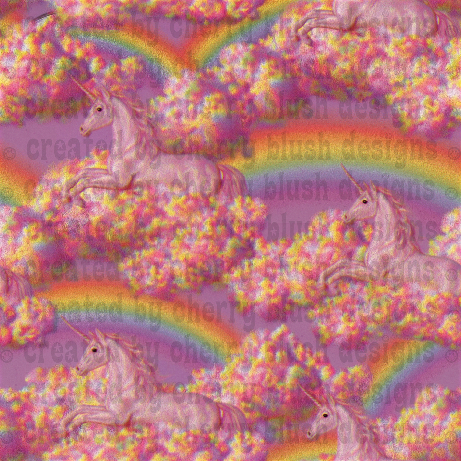 Rainbow Unicorn Seamless