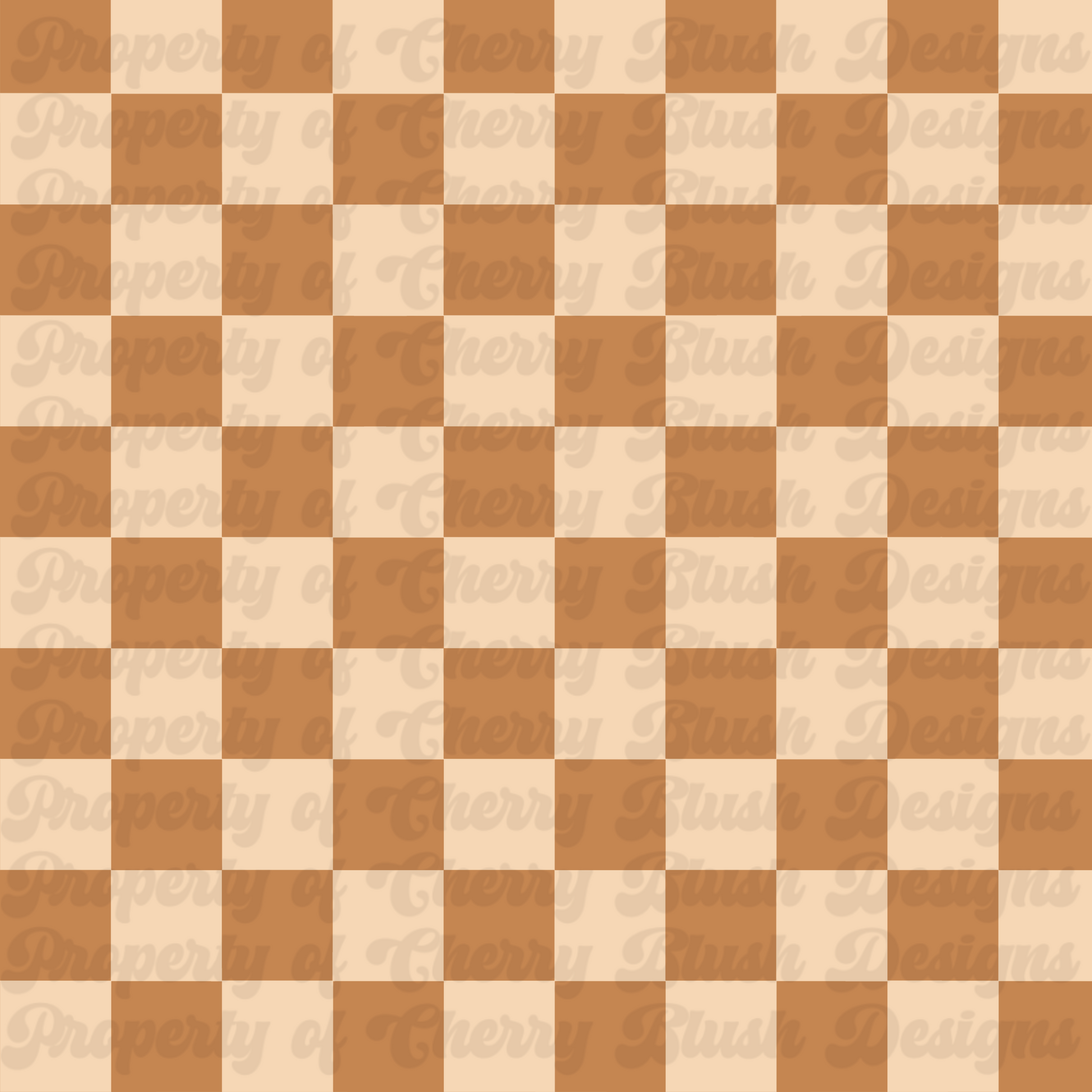 Neutral Tan Retro Check Seamless Pattern | Coordinating Summer Boy Boutique Digital Download