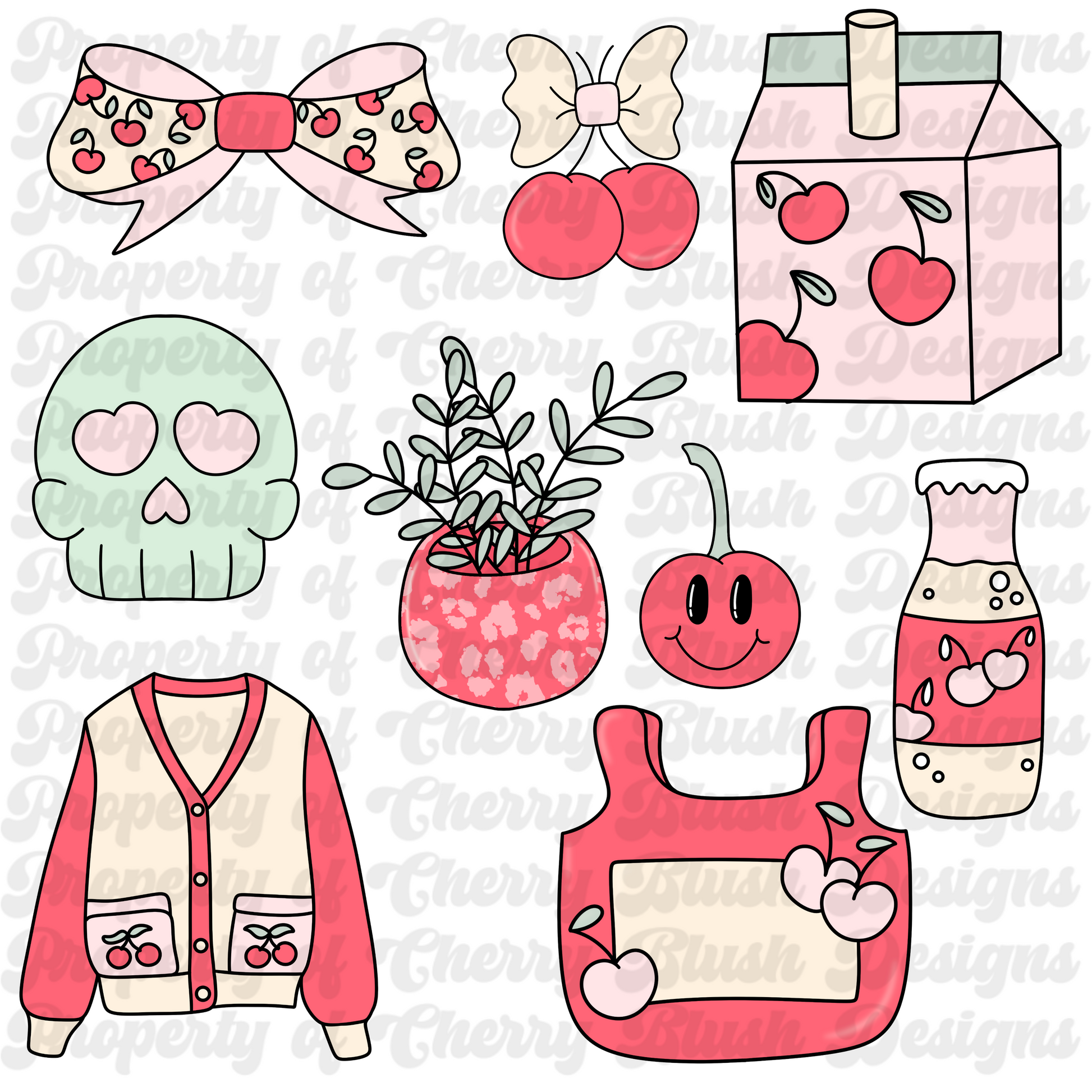 Cherrycore Cuties – Clipart Pack