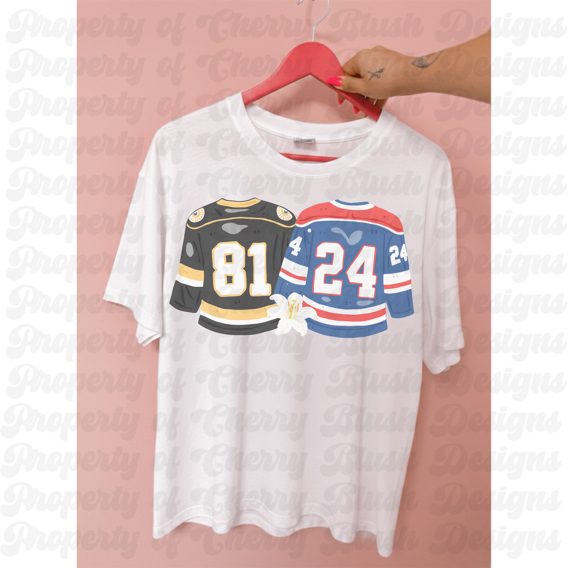 Hockey Jersey PNG | Romantic Sports Shirt Design